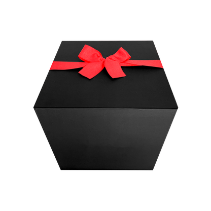 LUXURY 16 PRESERVED ROSES ARRANGEMENT - SQUARE PU LEATHER BOX - BMade